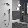 Душевая система Shevanik S43T S4335T цвет Оружейная сталь