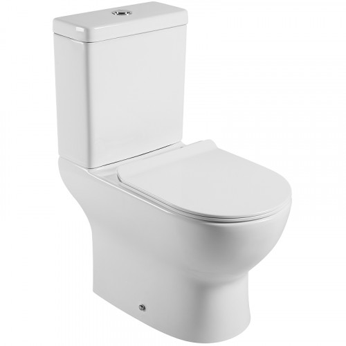 Унитаз компакт Agger AT03000 с бачком и сиденьем Микролифт фарфор напольный