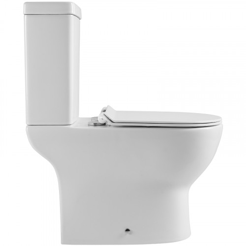 Унитаз компакт Agger AT03000 с бачком и сиденьем Микролифт фарфор напольный