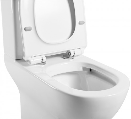 Унитаз компакт Agger AT03000 с бачком и сиденьем Микролифт фарфор напольный