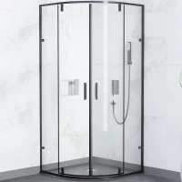Душевой уголок RGW Classic CL-55B 80x80 72095588-14 профиль Черный стекло прозрачное