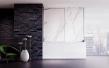 Шторка на ванну Veconi Palau PL-85 90 PL85-90-01-C8 профиль Хром стекло прозрачное