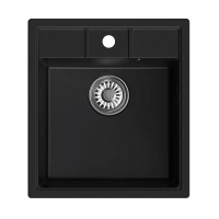 Кухонная мойка Mixline Комфорт ML-GM28 45 552185 цвет Ультрачерный