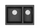 Кухонная мойка Emar Quartz 66,5 EMQ-2665.PL цвет Оникс