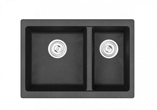 Кухонная мойка Emar Quartz 66,5 EMQ-2665.PL цвет Оникс