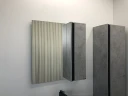 Зеркало со шкафом Comforty Эдинбург 75 00004149063 Бетон светлый МДФ / ЛДСП, стекло