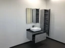 Зеркало со шкафом Comforty Эдинбург 75 00004149063 Бетон светлый МДФ / ЛДСП, стекло