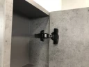 Зеркало со шкафом Comforty Эдинбург 75 00004149063 Бетон светлый МДФ / ЛДСП, стекло