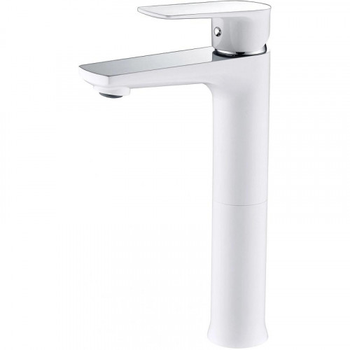 Смеситель для раковины Grocenberg GB3009WC Белый Хром