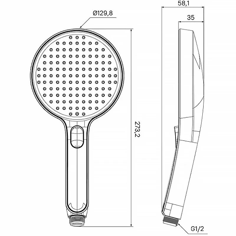 Ручной душ Iddis Esper 3F ESP3FCRi18 Хром