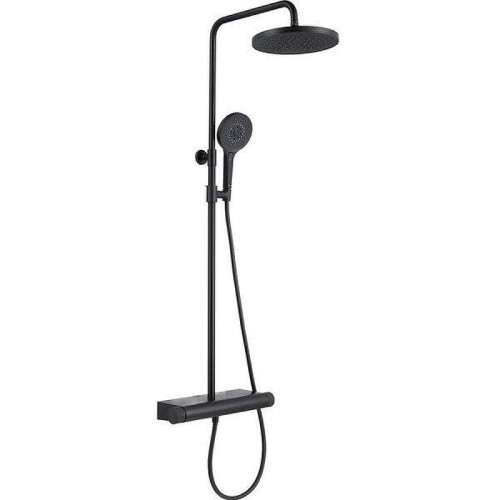Душевая система Arrow F5H9119MB с термостатом цвет Черный матовый