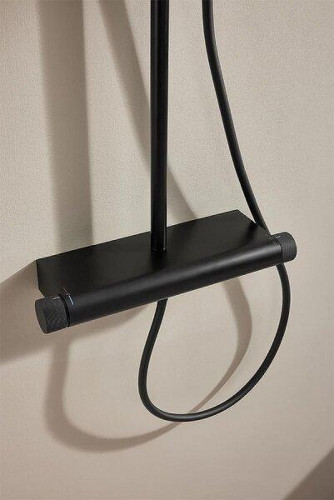 Душевая система Arrow F5H9119MB с термостатом цвет Черный матовый