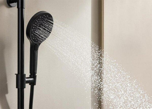 Душевая система Arrow F5H9119MB с термостатом цвет Черный матовый