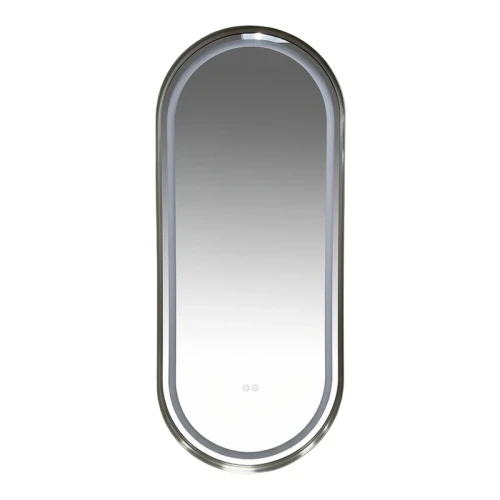 Зеркало Azario Блейк 50 АZ-LED011825 с подсветкой цвет Хром глянцевый с сенсорным выключателем