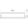 Полотенцедержатель Colombo Design Mini B4010.CR Хром