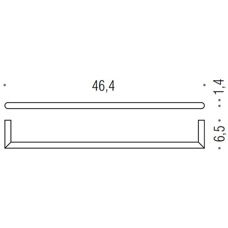 Полотенцедержатель Colombo Design Mini B4010.CR Хром
