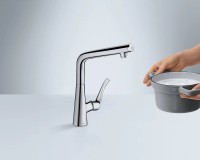 Смеситель для кухни Hansgrohe Metris S 14883000 Хром латунь