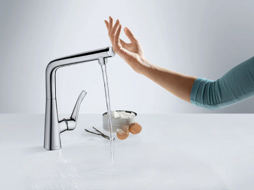 Смеситель для кухни Hansgrohe Metris S 14883000 Хром латунь