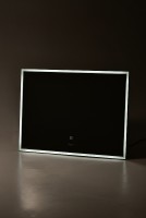 Зеркало Sintesi Armadio 80 SIN-SPEC-ARMADIO-black-80 с подсветкой Черное с сенсорным выключателем