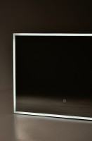 Зеркало Sintesi Armadio 80 SIN-SPEC-ARMADIO-black-80 с подсветкой Черное с сенсорным выключателем
