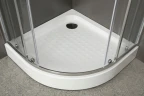 Душевой уголок BelBagno UNO-195-R-2-80-C-Cr 80х80 профиль Хром стекло прозрачное
