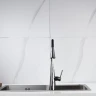 Смеситель для кухни Rose R213T цвет Оружейная сталь Черный