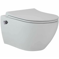 Унитаз биде beWash Bogen 88343614 подвесной Белый матовый с сиденьем Микролифт фарфор подвесной