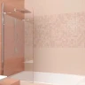 Шторка на ванну Veconi Palau 70 PL80-70-01-19C1 профиль Хром стекло прозрачное