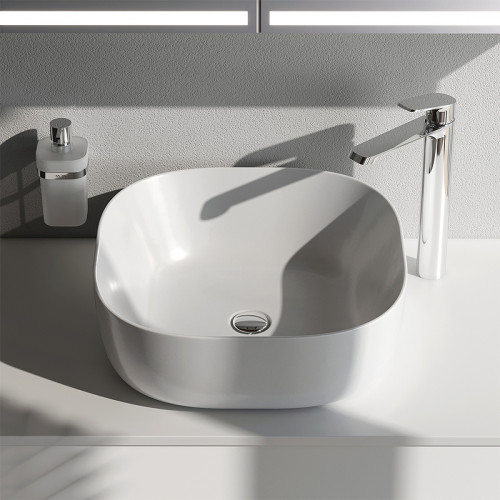 Раковина-чаша AM.PM Func 43 M8FWCC30430WG Белая фарфор накладная