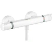 Смеситель для душа Hansgrohe Ecostat Comfort 13116700 с термостатом Белый матовый латунь на стену