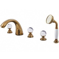 Смеситель на борт ванны Rav Slezak Brilliance169.5PSM Бронза латунь