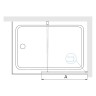 Шторка на ванну RGW Screens SC-050B 60x150 351105006-14 профиль Черный стекло прозрачное