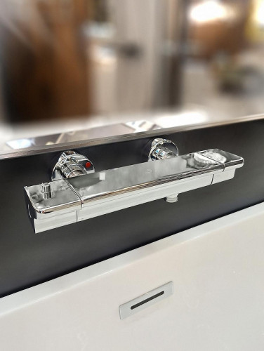 Смеситель для душа AltroBagno Lamberto 030501 Cr с термостатом цвет Хром