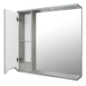 Зеркало со шкафом Loranto Florena 80 L CS00086988 цвет Светлый бетон