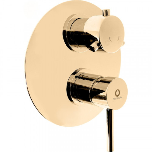 Смеситель для душа Rav Slezak Seina SE986KZ Золото встраиваемый