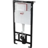 Унитаз с инсталляцией Duravit Architec 45720900A1 + Alcaplast Sadromodul AM101/1120+M71 с сиденьем Микролифт и клавишей смыва Хром