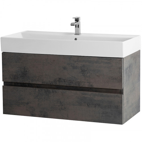 Тумба под раковину Cezares Molveno 46 80 MOLVENO 46-80-2C-SO-OSS подвесная Ossido МДФ / ЛДСП