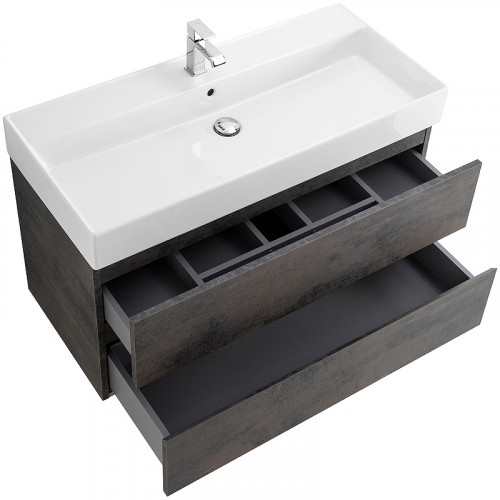 Тумба под раковину Cezares Molveno 46 80 MOLVENO 46-80-2C-SO-OSS подвесная Ossido МДФ / ЛДСП