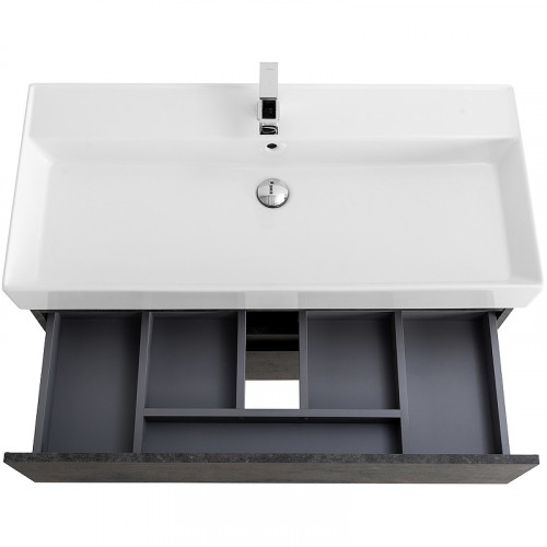 Тумба под раковину Cezares Molveno 46 80 MOLVENO 46-80-2C-SO-OSS подвесная Ossido МДФ / ЛДСП