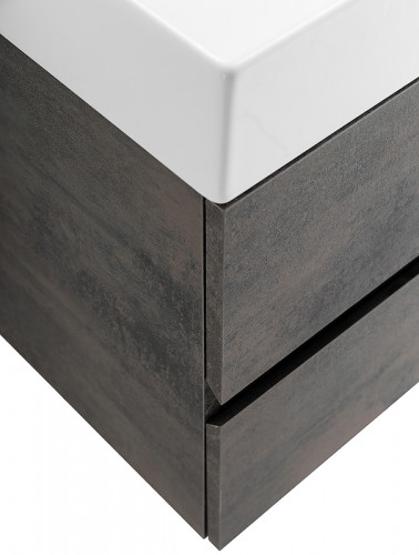 Тумба под раковину Cezares Molveno 46 80 MOLVENO 46-80-2C-SO-OSS подвесная Ossido МДФ / ЛДСП