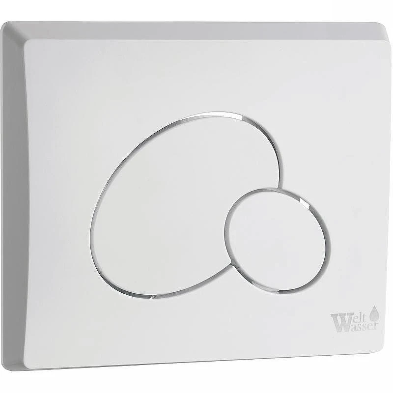 Комплект унитаза с инсталляцией WeltWasser MARBERG 410 + BAARBACH 004 GL-WT + MAR 410 RD GL-WT 10000010355 цвет Белый глянцевый с сиденьем Микролифт и клавишей смыва цвет Белый глянцевый