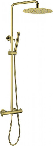 Душевая система Allen Brau Fantasy 5.11001-GB с термостатом цвет Золото
