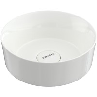 Раковина-чаша Berges Mascon 40 181005 Белая глянцевая фарфор накладная