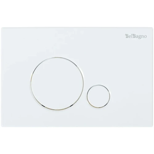 Комплект унитаза с инсталляцией BelBagno Sfera-R BB046CHR/BB2111SC/BB002-80/BB014-SR-BIANCO с сиденьем Микролифт и Белой клавишей смыва фаянс подвесной