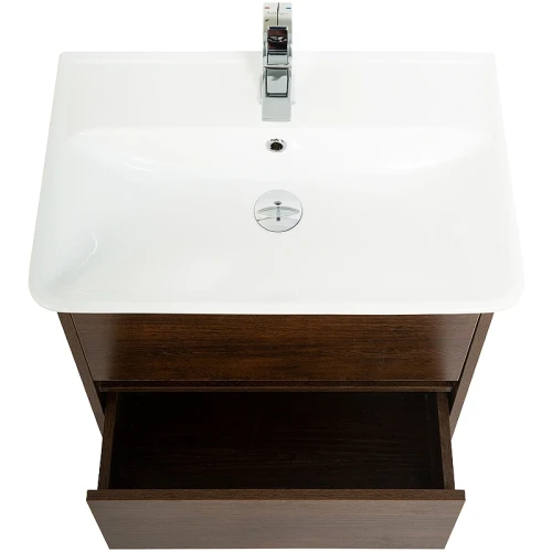 Тумба под раковину BelBagno Neon 60 NEON-600-2C-SO-RS подвесная Rovere Scuro МДФ / ЛДСП