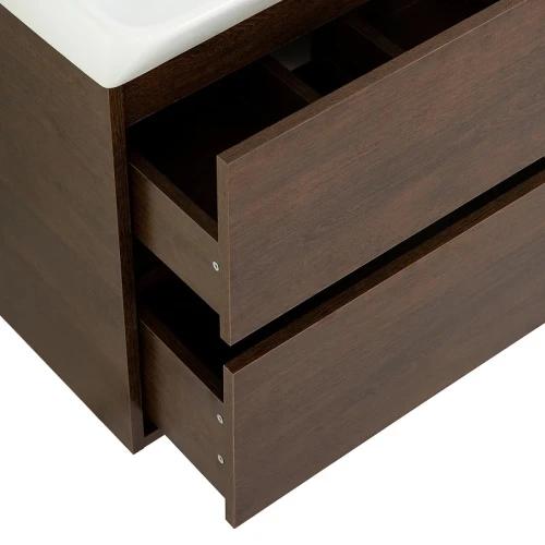 Тумба под раковину BelBagno Neon 60 NEON-600-2C-SO-RS подвесная Rovere Scuro МДФ / ЛДСП