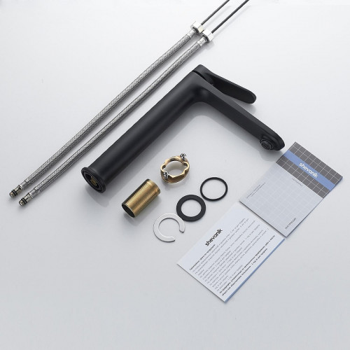 Смеситель для раковины Shevanik S43H S4311H цвет Черный