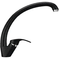 Смеситель для кухни Ulgran Classic U-007-308 Черный латунь