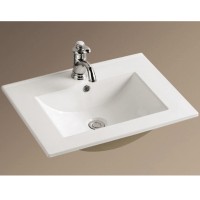 Раковина WeltWasser Deilbach 7506 60 10000003900 Белый глянец фаянс полувстраиваемая