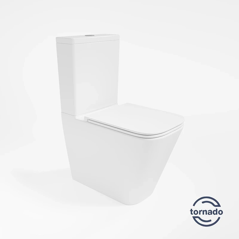 Унитаз компакт Vincea Q-Line  VT2-12T цвет Белый с бачком и сиденьем